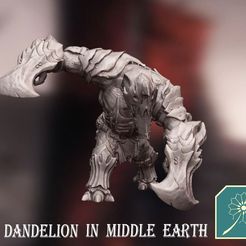 scythe-slammm.jpg STL file Northern Mountain Olog (War Cleaver)・3D printable model to download