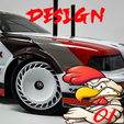 Messer.png HOT Custom Wheel - Design 01 - fits Tamiya TT02