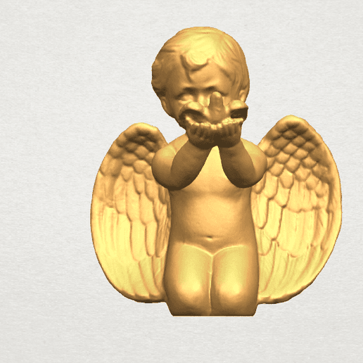 Angel Baby 05 free 3D model