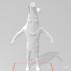 Agent Peely.png Free STL file Agent Peely Fortnite・3D printing model to download