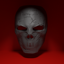 v3-1.png Demon Devil Helloween Cosplay Full Face Helmet And Mask 3D print model