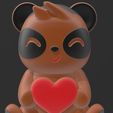 ALEXA_ECHO_DOT_5_LOVE_BEAR.jpg Suporte Alexa Echo Dot 4a e 5a Geração Bear Of Love