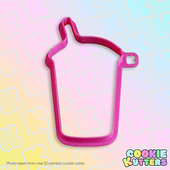 281_cutter.png BUBBLE TEA DRINK COOKIE CUTTER MOLD