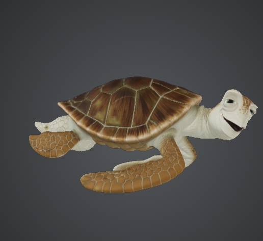 Smiling Sea Turtle – Realistic Ocean Wildlife