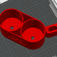 x2-2.png Milwaukee packout Держатель стакана / держатель баллончика packout x2