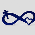 Shapr-Image-2023-06-14-145533.png Infinity sign, heart and cross, Christian marriage symbol, Jesus Forever Love, infinity heart, forever together, everlasting eternal divine love