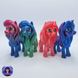Ponies1.png Flexy Pony and Unicorn