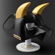 0be65863704fb2f37f9c9dbe2278990d_display_large.jpg Free STL file "Mean As Hell" Dog Helmet・3D printable design to download