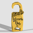 hufflepuff.png "WIZARDS ONLY" - Hufflepuff HOUSE - HARRY POTTER - DO NOT DISTURB
