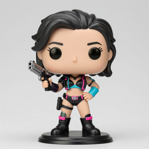Funko Inspired by Cyberpunk Rebel 3D model by Bold_cat