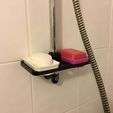 ShowerSystemMounted.jpg Interchangeable Shower Soap Dish System