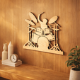 4.png Music Studio Room Bundle 3D Print and Laser Files Wall Art Decor