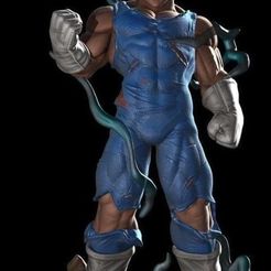 vgta.jpg Archivo STL Vegeta Furia・Plan de impresión en 3D para descargar
