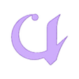 y as in anna.obj Alfabeto élfico de El señor de los anillos (Tengwar)