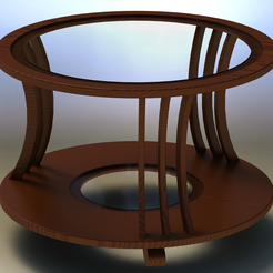 Binder1_Page_01.png Teak Round Coffee Table with Glass