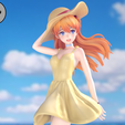 Asuka_Summer_Closer.png Asuka and Rei Summer Dress - Evangelion Anime Figurine STL for 3D Printing