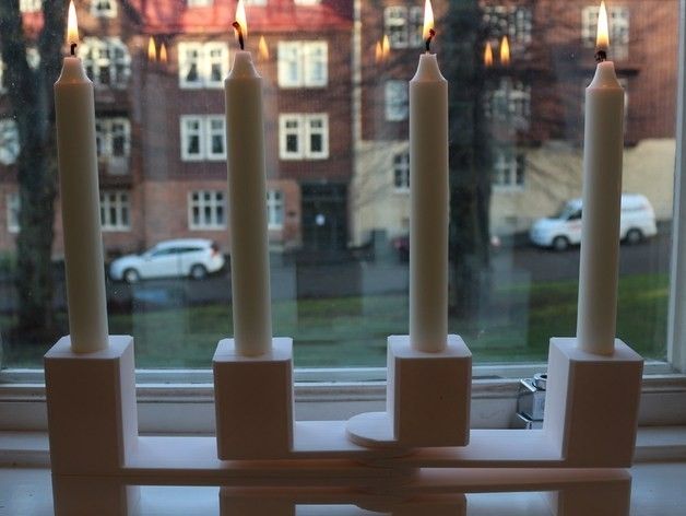 IMG_2463_preview_featured.JPG Download free STL file Swedish Candle Holder • 3D print model, ZYYX3DPrinter