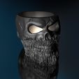 ShopA.jpg Skull with beard inside hollow- eyes open