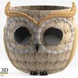 ISO1.jpg Cute owl Pot model 2