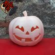 00.jpg SCARED CAT GHOST, a led pumpkin lamp, Halloween