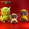 IMG_8033.jpeg FANTASTICRAFT3D - Mystic Owl flexi- Fantasy, Mystical, Wizard, D&D