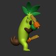 ZBrush-Document8.jpg pokemon thwackey