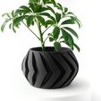misprint-8766.jpg The Manse Planter Pot with Drainage | Modern and Unique Home Decor for Plants and Succulents  | STL File