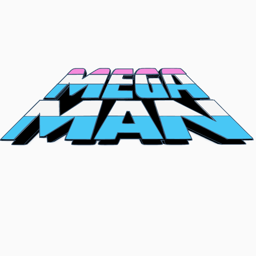 Screenshot-2025-02-07-131549.png MEGA MAN Logo Display by MANIACMANCAVE3D