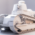 Clay.png Renault FT-17 - WW1 French Light Tank 3D model