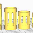 Spacers.png Modularized terrace system for biOrb fish tank