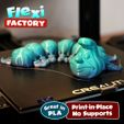 Flexi_Caterpillar_01.jpg Cute Flexi Print-in-Place Caterpillar with 3MF Included!
