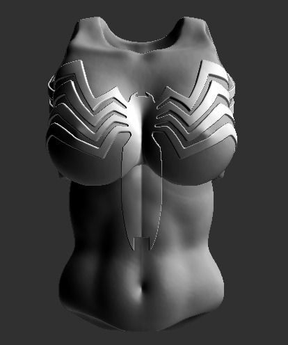 Shevenom Torso for Whaleworks Female Body