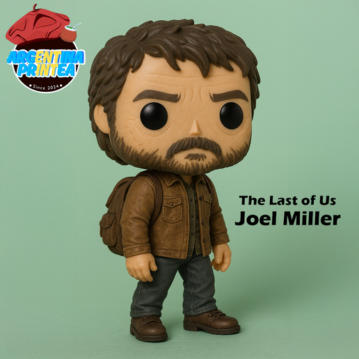 Joel Miller The Last of Us - Funko Pop 3D model