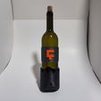 7.jpg Mature Wine bottle holder  / SUPPORT BOUTEILLE DE VIN