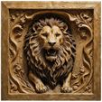 1.jpg AI Lion jpeg to grey-scale depthmap stl