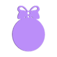 Ornament botton 3.stl рождественские украшения