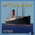 carpathia.jpg RMS Carpathia full hull and waterline printable model
