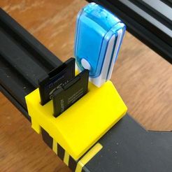 IMG_1095.JPG Anycubic Chiron USB and SD card holder