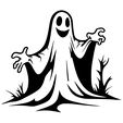 Fantome-2.jpg 5 SVG Files - Ghosts - Silhouettes - PACK 1