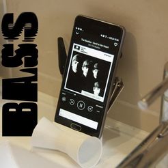 BASS-04.jpg Бесплатный STL файл BASS - Bathroom Amplified Smartphone Station - Amplified Smartphone Docking Station・Шаблон для 3D-печати для загрузки