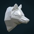 PWH-02.jpg Low poly Wolf head