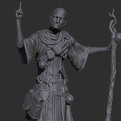 3d37aaea36bc9d0ca2505ca8b0388dec.jpeg STL-Datei Alter Priester (Hexenmeister) kostenlos・Modell für 3D-Druck zum herunterladen