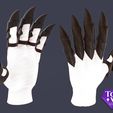 2.jpg Dragon claws fantasy cosplay articulated finger armor stl files