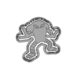 model.png Hitmonlee Pokemon cutter and stamp, cookie cutter, form