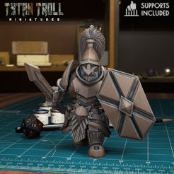 Dwarf-Guard-09.jpg 3D-Datei Zwergengarde 09 [Pre-Supported]・Modell zum Herunterladen und 3D-Drucken