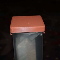 IMG_1697.JPG Free STL file Cracker Storage Container Lid・Object to download and to 3D print