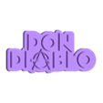 don-diablo-lg.STL don diablo keychain and logo