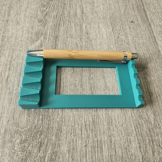 Bamboo pen holder die x5 - 3D model önizlemesi