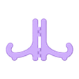 plate stand XS.stl Plate display Stand