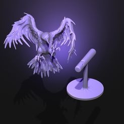 14.jpg Archivo STL Raven printready・Objeto imprimible en 3D para descargar